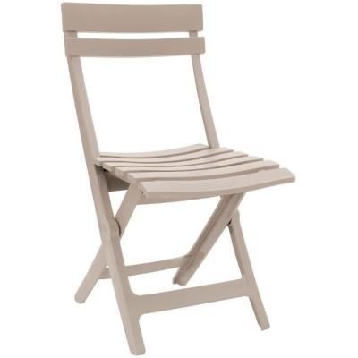 Chaise pliante GROSFILLEX MIAMI - Lin - Compact et pratique
