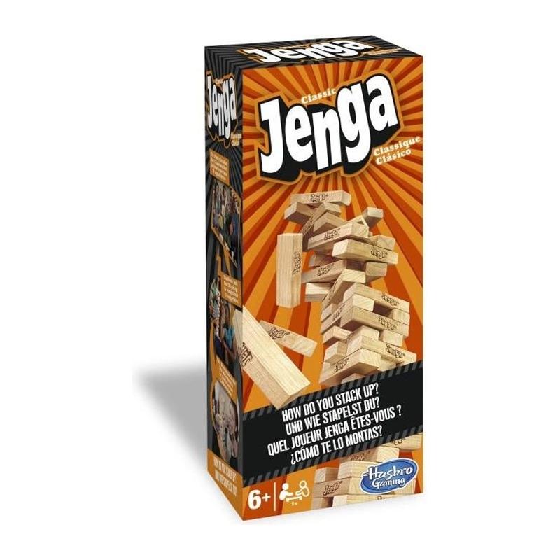 Jenga - Jeu de société classique en bois massif