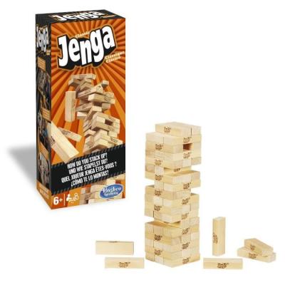 Jenga - Jeu de société classique en bois massif
