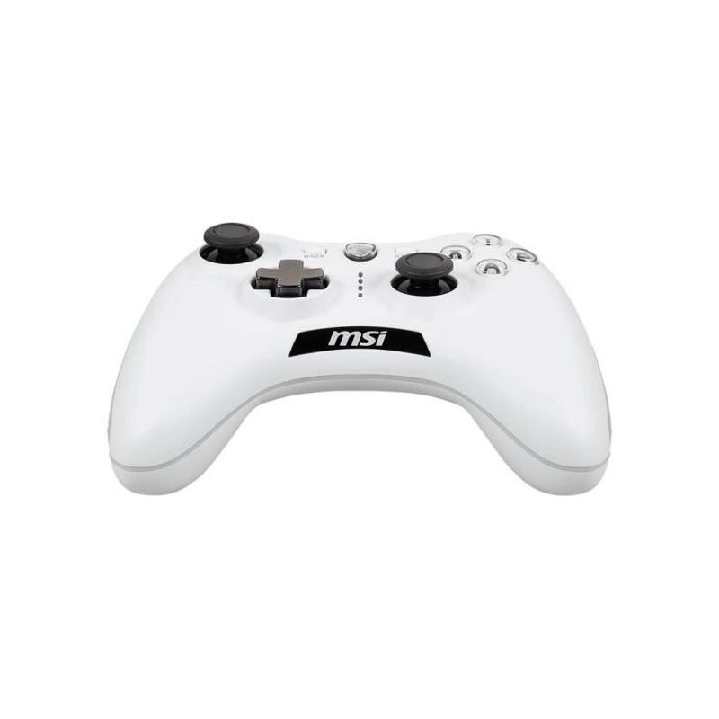 Manette MSI FORCE GC20 V2 WHITE - Contrôle de jeu ultime