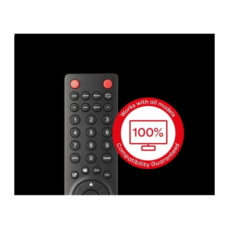 Télécommande universelle pour TV Sharp - Noir