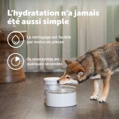 Fontaine à eau PETSAFE OUTLAST - 1,8 L - Blanc