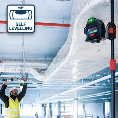 Mesurez avec précision grâce au laser ligne Bosch Professional GLL 3-80 G!