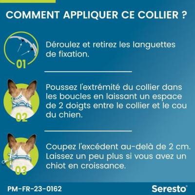 Collier Antiparasitaire Seresto pour Chien - 8kg