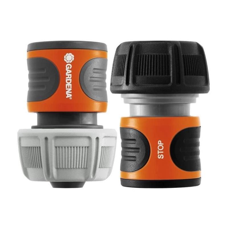 Raccords Rapide et Aquastop Ø19 mm - Original GARDENA System - Prêt pour l'Arrosage Efficient