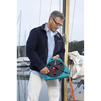 Tuyau plat textile Gardena Classic 20m en boîtier-enrouleur