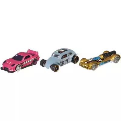 Coffret de 3 Véhicules Hot Wheels - Miniatures pour Enfant - 3 ans +
