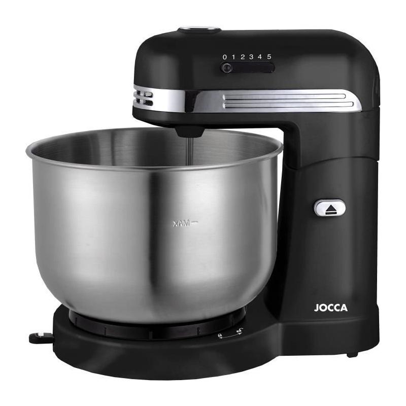 Robot pétrin JOCCA 3,5 L - 5 vitesses - Noir et gris