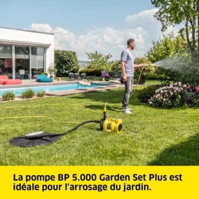 Pompe d'arrosage BP 5.000 Garden Set Plus - Karcher: Compact et Performant