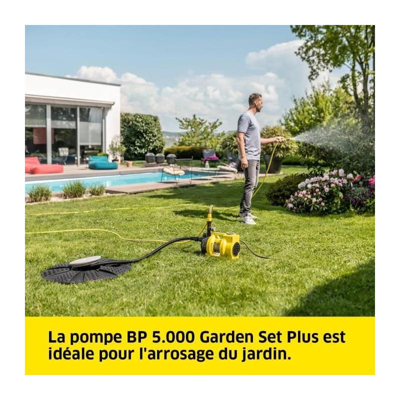 Pompe d'arrosage BP 5.000 Garden Set Plus - Karcher: Compact et Performant