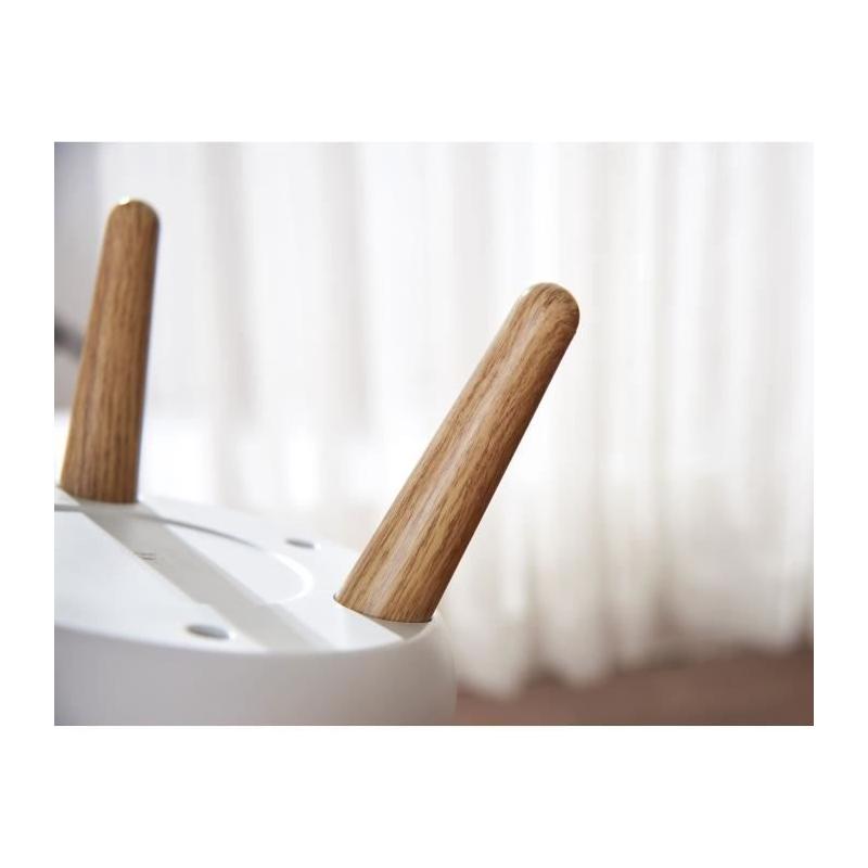 Poubelle de salle de bain push MALMO 7L - Bois design