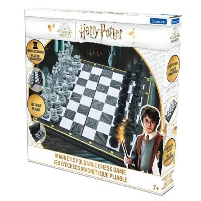 Jeu d'échecs Harry Potter magnétique pliable - Dimensions compactes de 36x36x7 cm