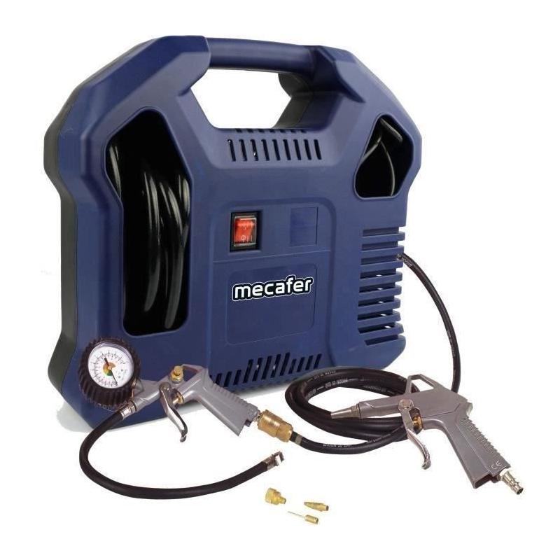 Compresseur sans cuve MECAFER 1,5 HP - 8 bars - Bleu