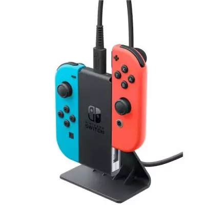 Station de recharge pour manettes Joy-Con et NES Nintendo Switch • Compact et pratique