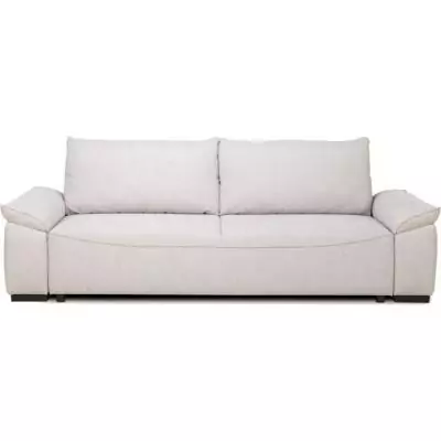 Canapé convertible beige NORMAN - 3/4 places - Avec coffre - 240 x 85 x 85 cm Canapé convertible beige NORMAN - 3/4 places - Avec coffre - 240 x 85 x 85 cm