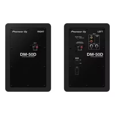 Enceintes de monitoring Pioneer DJ DM-50D - 2x25W - Noir