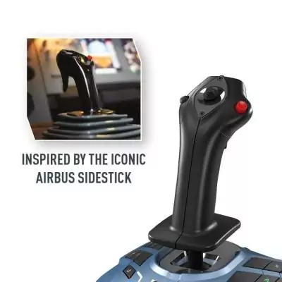 Joystick THRUSTMASTER TCA Sidestick X Airbus Edition - Xbox Series X|S et PC, Dimensions compactes