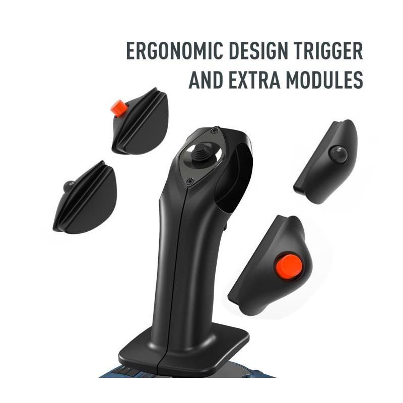 Joystick THRUSTMASTER TCA Sidestick X Airbus Edition - Xbox Series X|S et PC, Dimensions compactes