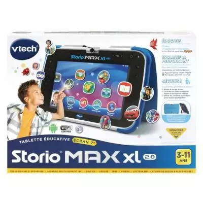 Tablette Éducative VTECH Storio Max XL 2.0 7 Bleue