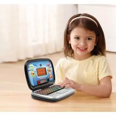 Ordinateur Interactif Enfant VTECH Genius Kid - Noir - 20 activités - Éducatif