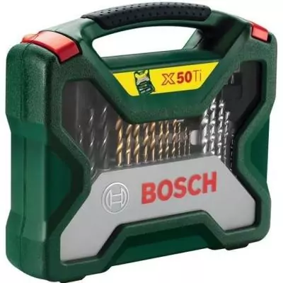 Coffret X-Line Bosch: 50 forets et embouts, vissage-perçage