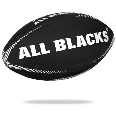 Ballon de rugby Supporter All Blacks Mini - Homme | Dimensions: 11x22x7 cm
