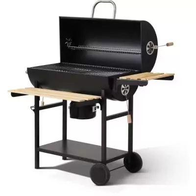 Barbecue à charbon - COOKING BOX - MIKE EVOLUTION - Noir