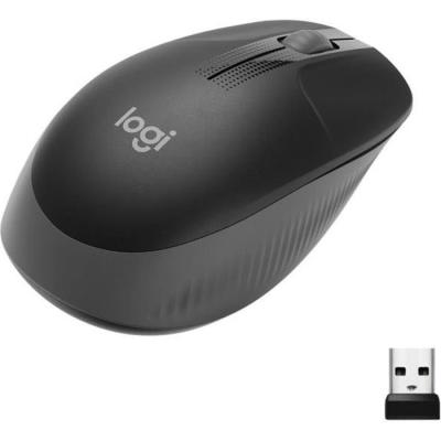 Souris sans fil ergonomique Logitech M190 Noir - Dimensions compactes