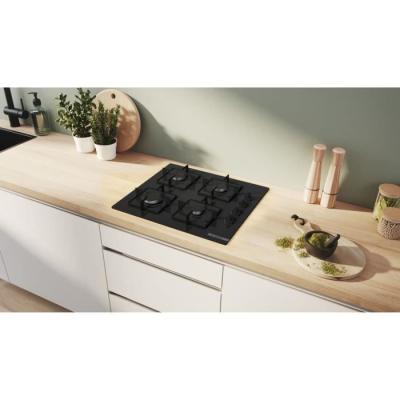 Table de cuisson à gaz BOSCH Série 2 - 4 foyers - Noir