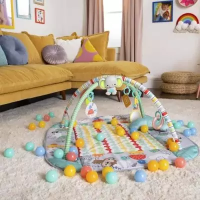 Tapis d'éveil maxi Monde Tropical - 5 modes de jeu
