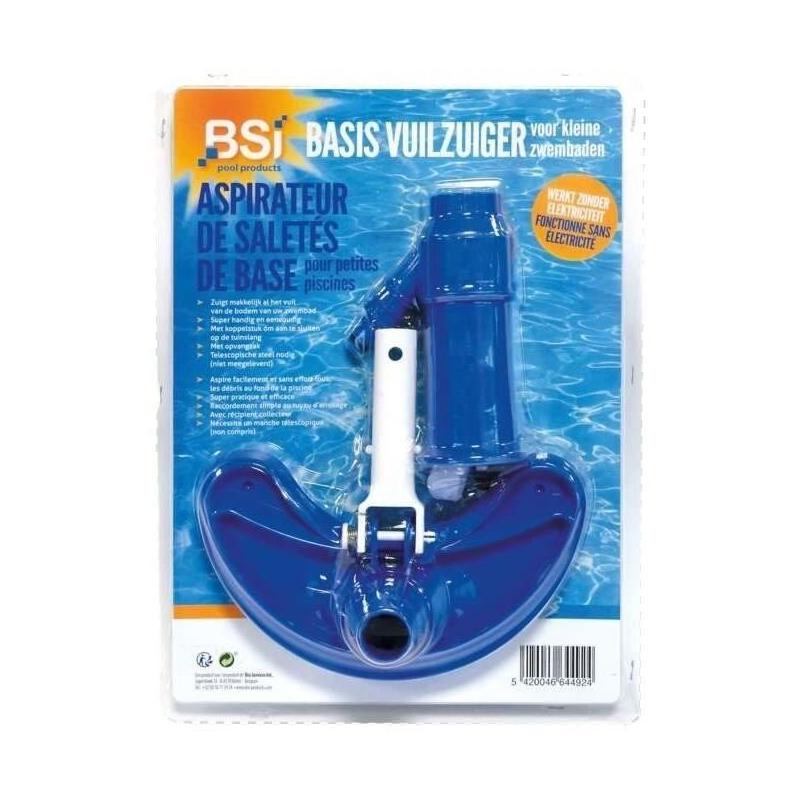 Aspirateur de fond manuel BSI - Avec poche pour détritus - 30cm