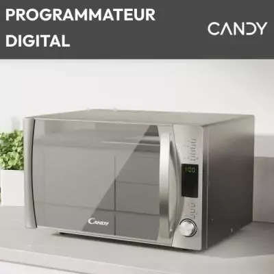 Micro-ondes Candy Essenza CBWM30DS 900W 30L Argent
