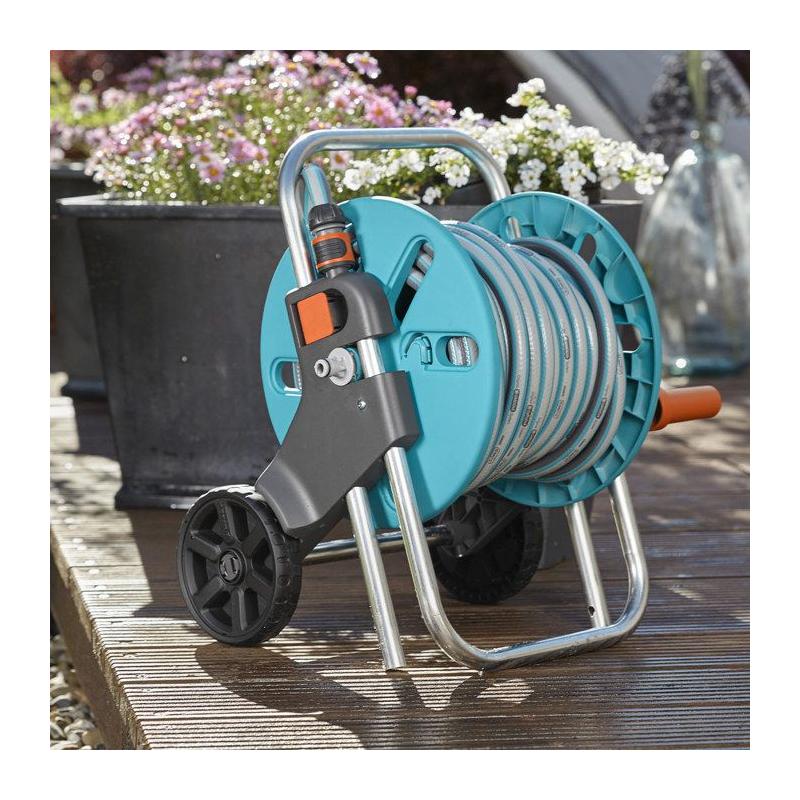 Dévidoir GARDENA CleverRoll S - Tuyau 20m et lance - Garantie 5 ans