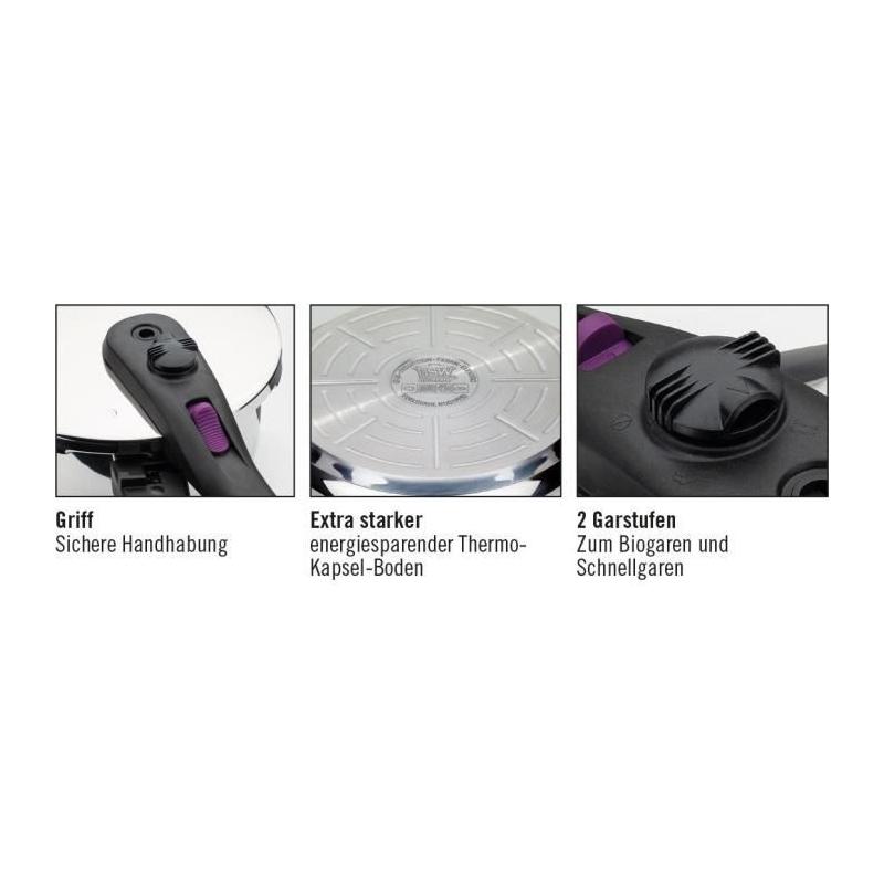 Autocuiseur GSW Rapide 18 cm 3,2 L Induction - Acier inoxydable