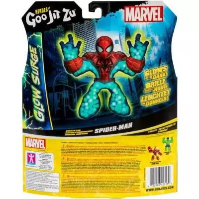 Figurine lumineuse Spiderman Glow Surge 11cm - Héros extensible - MARVEL Figurine lumineuse Spiderman Glow Surge 11cm - Héros extensible - MARVEL