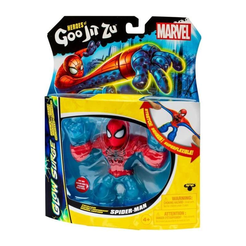 Figurine lumineuse Spiderman Glow Surge 11cm - Héros extensible - MARVEL
