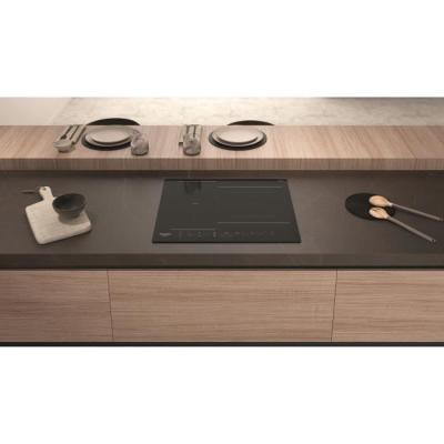 Table de cuisson induction Hotpoint - 3 zones - Noir - Puissance totale 7200W