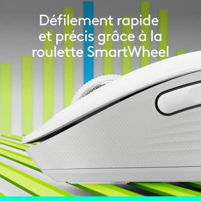 Souris sans fil Logitech M650 Blanc - Design ergonomique