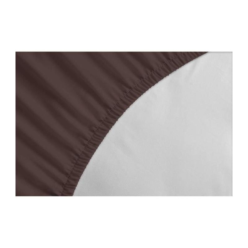 Drap-housse - LOVELY HOME - LH71595 - 160x200+30 cm - Marron - Plus responsable