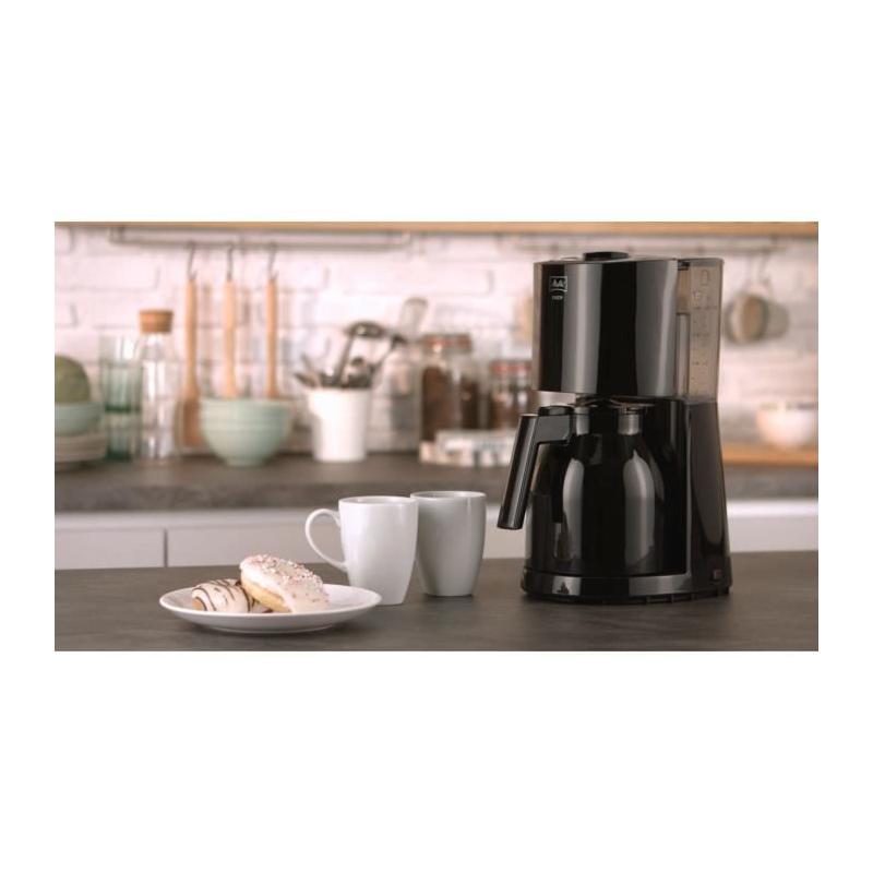 Cafetière filtre MELITTA - Profitez de délicieux cafés avec le Enjoy II Therm Noir 1017-06