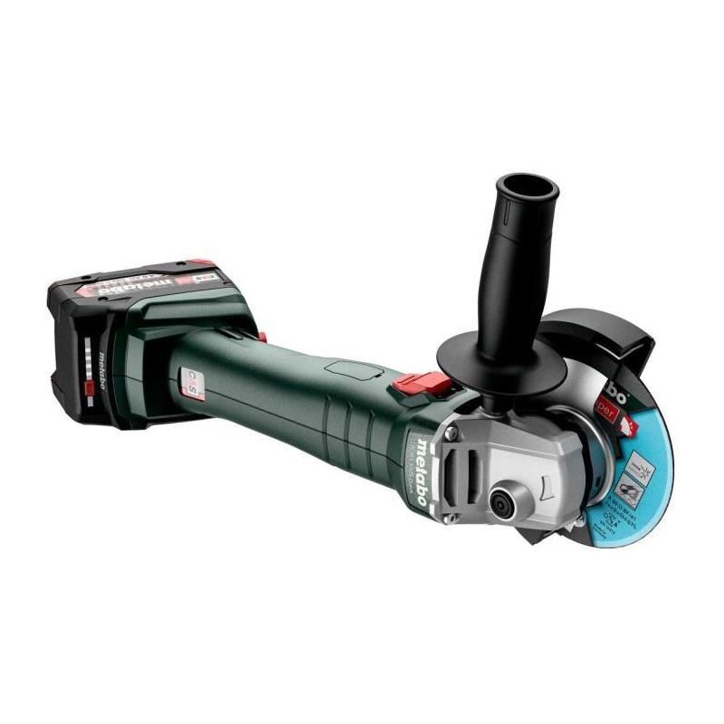 Meuleuse d'angle sans fil METABO W 18 L 9-125 - 18V - MetaBOX 165L