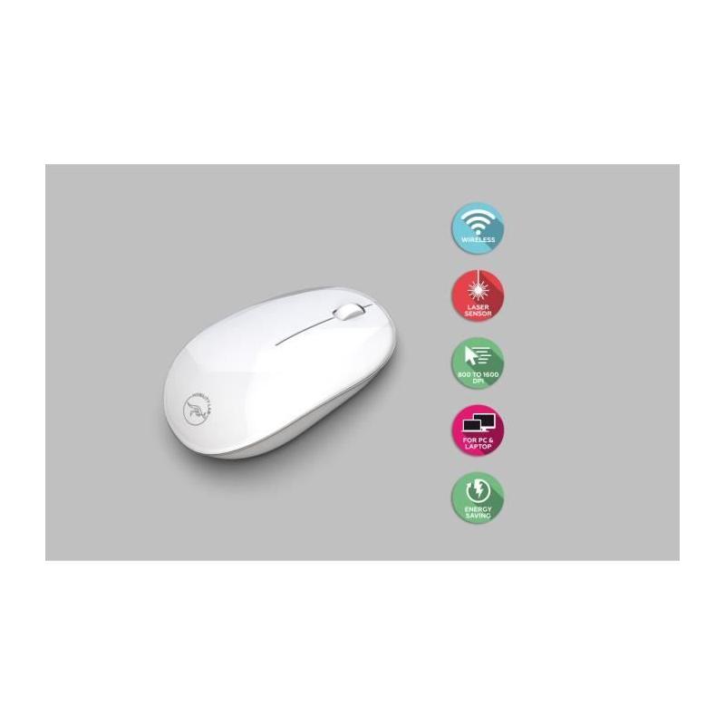Souris laser Bluetooth pour Mac - Compacte et pratique