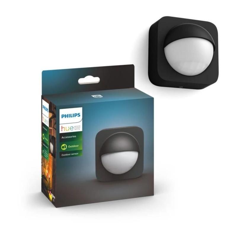 Détecteur mouvement extérieur Philips Hue - Noir - 160°