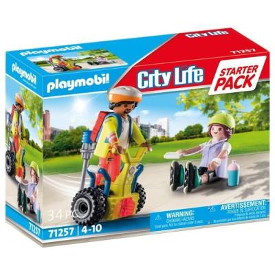 Secouriste avec gyropode PLAYMOBIL 71257 - Idéal pour les petits dès 4 ans