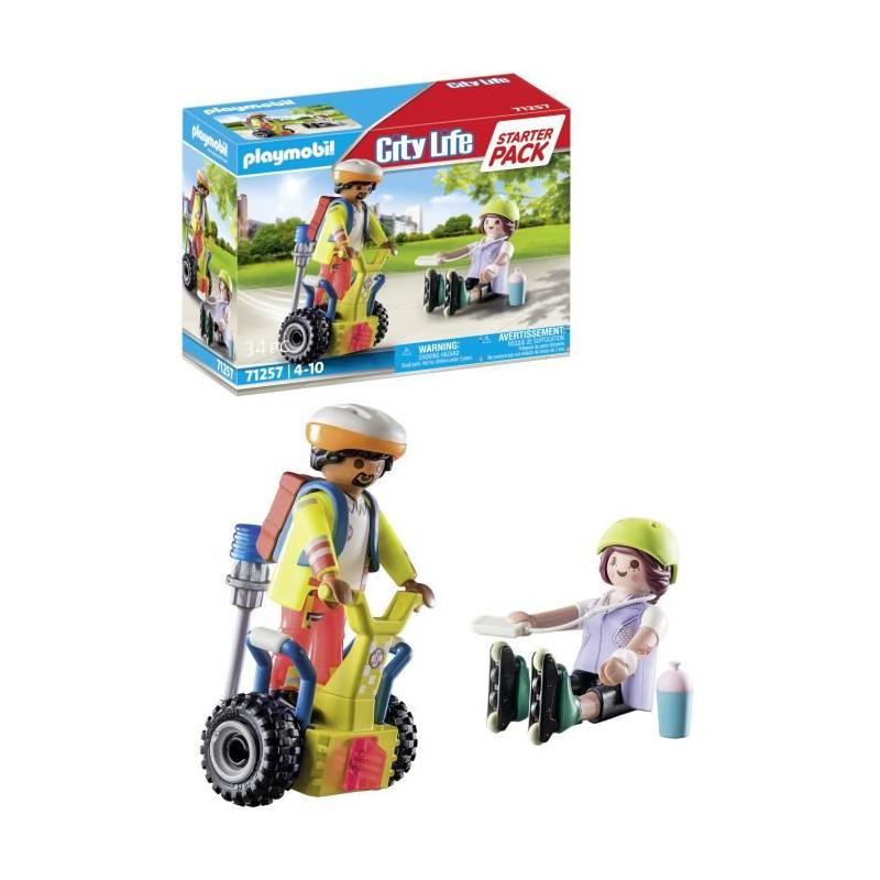 Secouriste avec gyropode PLAYMOBIL 71257 - Idéal pour les petits dès 4 ans