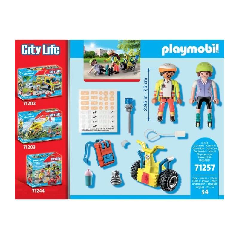 Secouriste avec gyropode PLAYMOBIL 71257 - Idéal pour les petits dès 4 ans