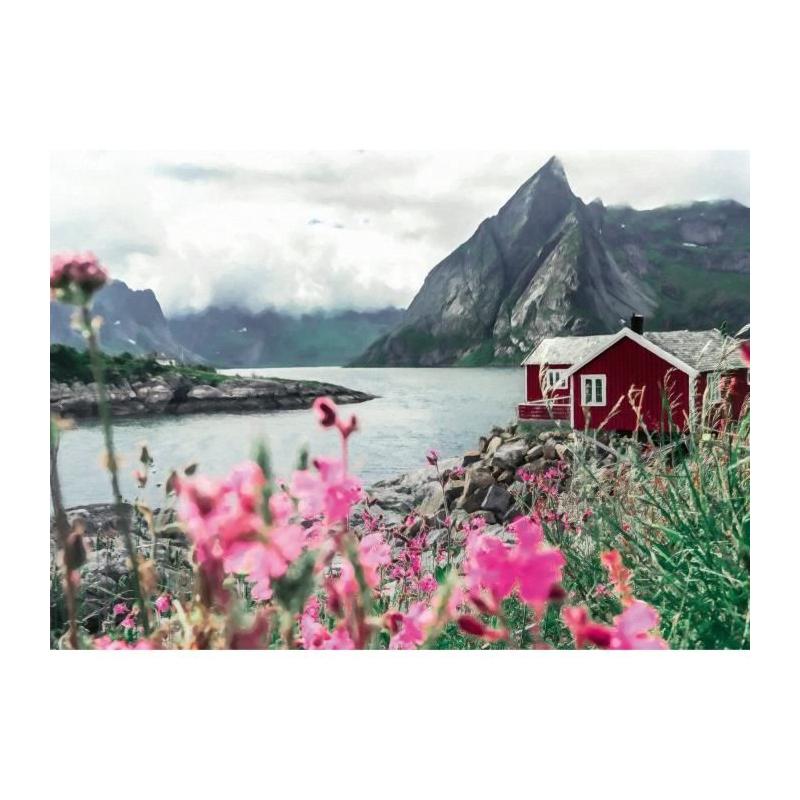 Puzzle Ravensburger 1000p Reine, Lofoten, Norvège - Qualité supérieure