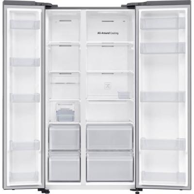 Réfrigérateur Américain Samsung 2 portes 650L Classe E - Argent Mat
