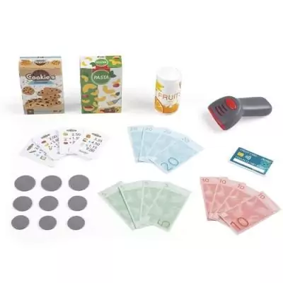 Caisse enregistreuse Smoby avec 30 accessoires - Made in France