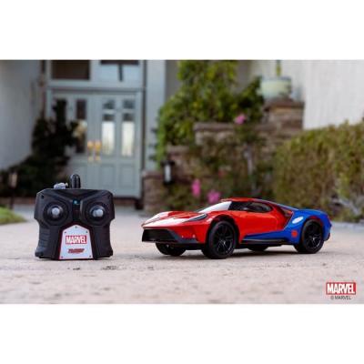 Voiture Ford GT Spiderman radiocommandée 1/16 - Simba Dickie Group, 39x16x16 cm